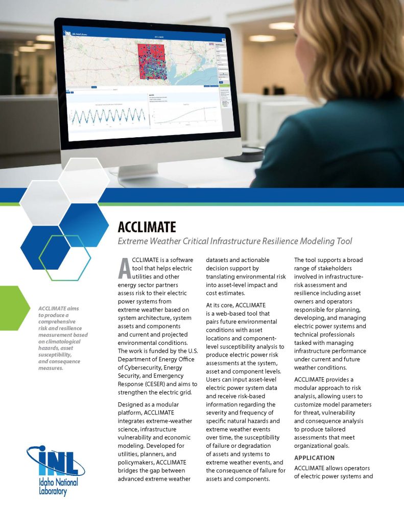 ACCLIMATE fact sheet
